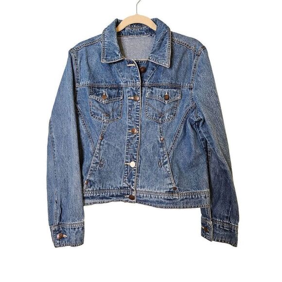 Vintage Bill Blass denim jacket.  Size M. - Picture 1 of 3